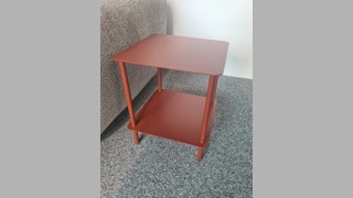 Beistelltisch Quadrat rot